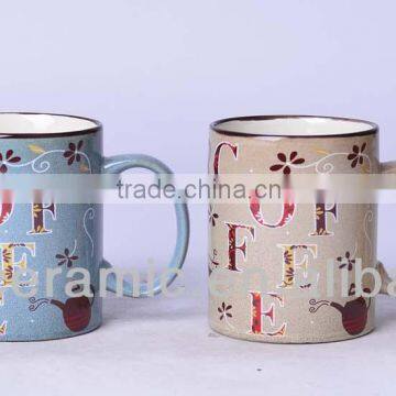 Wholesales Reactive glazed ceramic standard mug 11oz