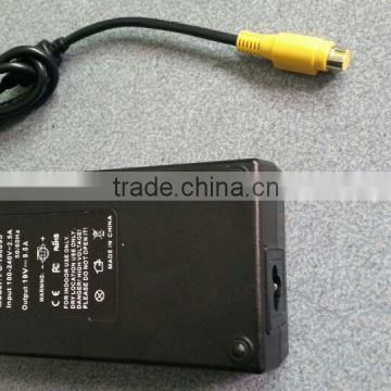 19v 9.5a power supply for toshiba laptop 4 pin