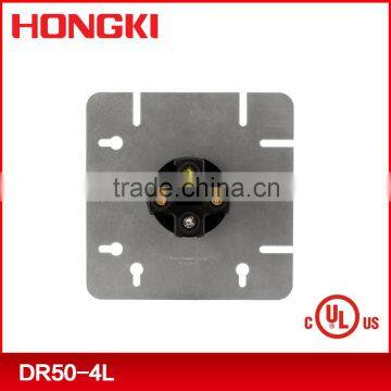 UL CUL 125V/250V 50AMP NEMA 14-50R Flush Mount Dryer Receptacle