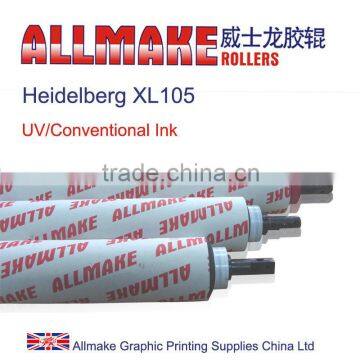 heidelberg XL105 spare parts/ rubber ink rollers for printing machinery