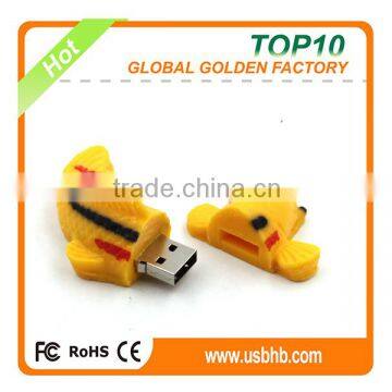 cheap PVC gold fish usb flash drive