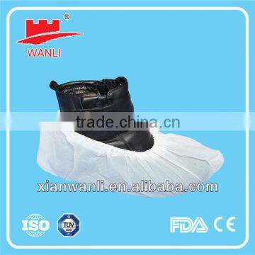 Hot-selling disposable nonwoven pp shoe cover, disposable surgical shoe cover, nonwoven white shoe cover