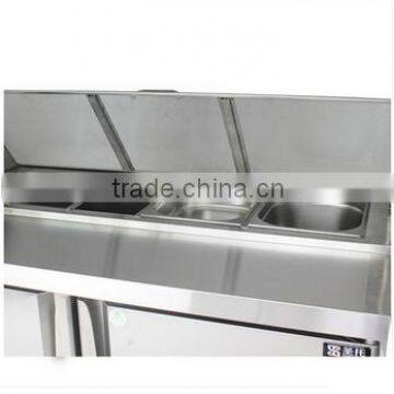 Shentop STLG-SL12 1.2M Air-cooled RefrigeratorStainless Steel Fresh-keeping Refrigerator photo-4