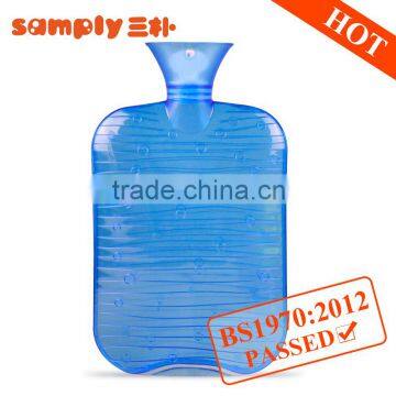 premium giant hot water bottle blue