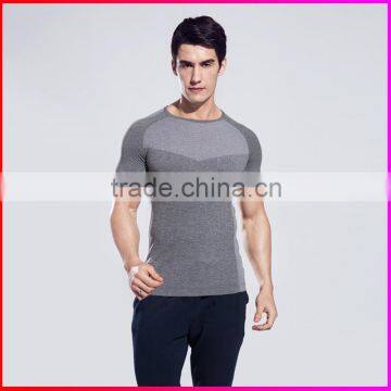2016 New Style Tennis Clothes Sport T-shirt , Men Slimming Body Shaper, Men Sports Wear photo-5