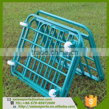 sporting goods Foldable basketball trolley , portable ball cart , folding trolley