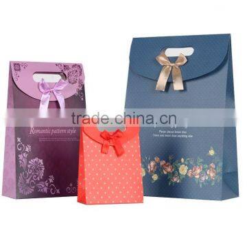 China Factory customise different colors cheap shopping gift paper bag with logo
