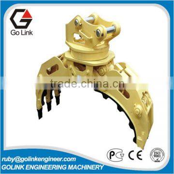 widely used high quality cheap price china trade assurance supplier hydraulic rotator stone bucket grab for excavator