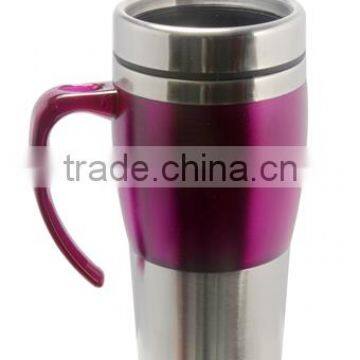 Auto mug with handle