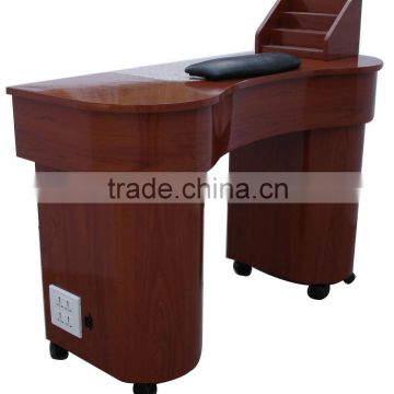 Wholesale glass manicure table for nail salon use