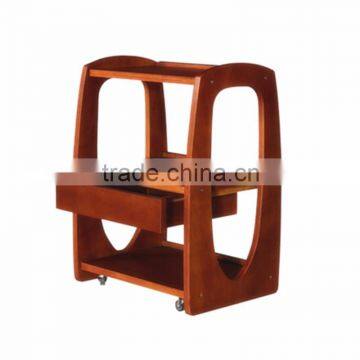 Sleek Surface Beauty Salon Drawer Trolley Salon Trolley Massage Trolley