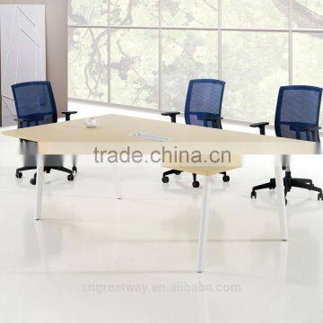 Small meeting table metal leg council board suit for 2000*1000 table top QE-42
