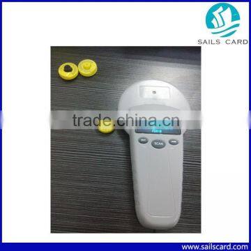 Animal ear tag rfid reader for animal management application