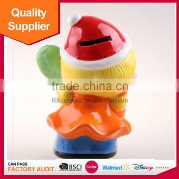 Hot Selling Tennis Racket Shape Lovely Ceramic Saving Bank photo-2