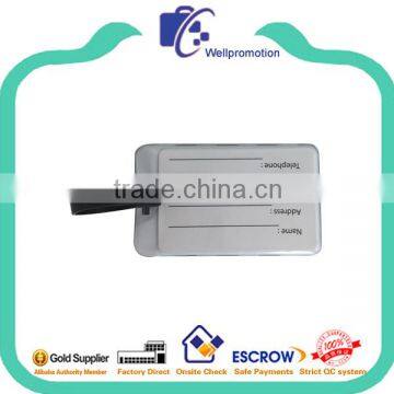 Wholesale Promotional Custom Shape Luggage Tag With Stripes photo-4