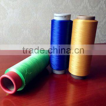 New type jacquard yarn of 50D/36F polyester dty yarn for men's trousers