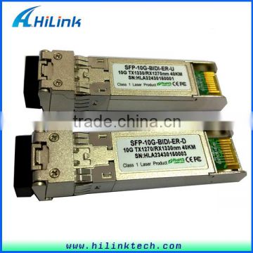 Compatible WDM Transceiver 10G 1270nm/1330nm 40km DDM LC BiDi SFP+