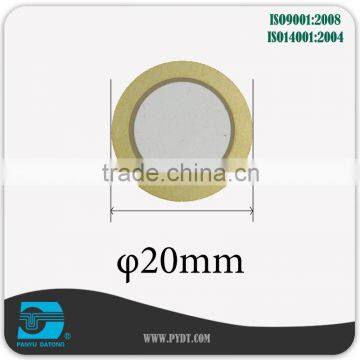 High temp.20mm Piezo disc