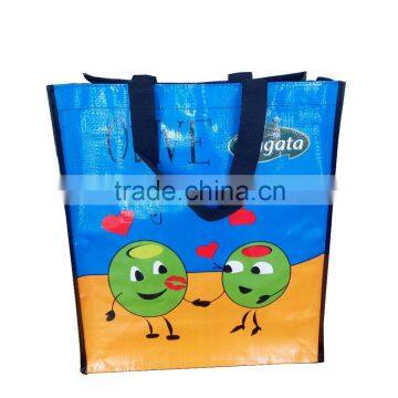 Factory Custom Style Logo Print PP Woven Uniform Shopping Bags