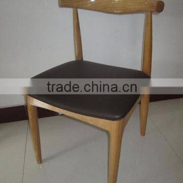 cheap wood cow horn chair