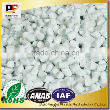 Top quality white masterbatch with high-grade rutile Tio2,masterbatch manufacturer