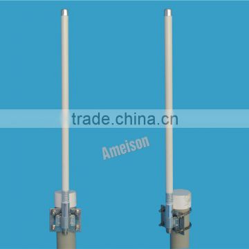 Outdoor/Indoor 2400-2483 MHz/2.4GHz 12dB Omnidirectional Fiberglass WIFI Antenna