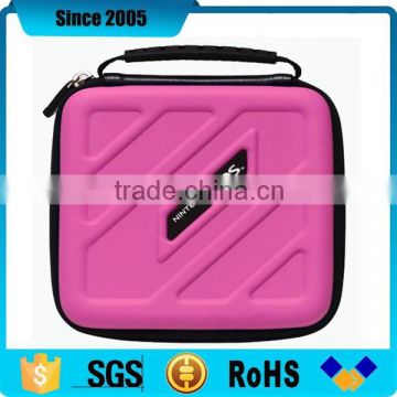 dongguan pink pu eva tool travel case with plastic handle