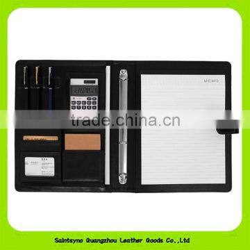 Newly Arrival document holder Top Quality Handmade Leather Clear Holder File A4 16037