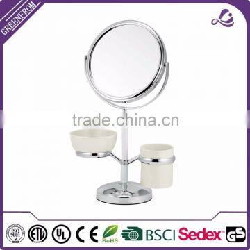 Decorative dressing table holder funtional makeup mirror