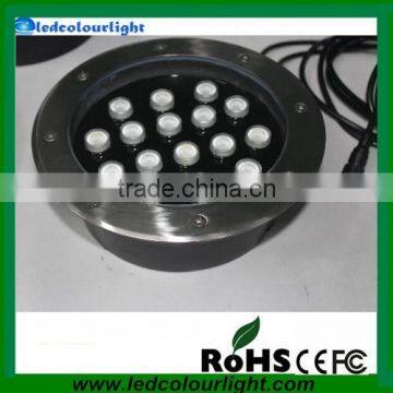 DMX512 RGB LED inground light IP68 park RGB underground light