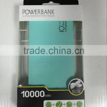 USB flash drive 10000mah portable power bank, free sample power bank