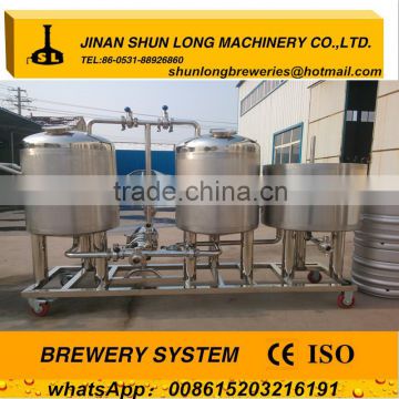 2 vessels 50l, 100l, 1000l beer brewing equipment