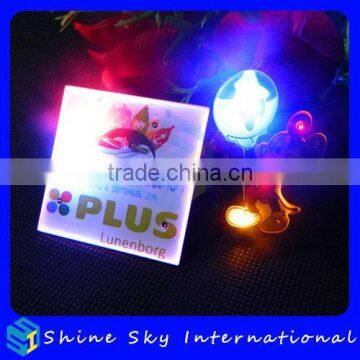 New Hot Sale Party Favor Light Up Badge