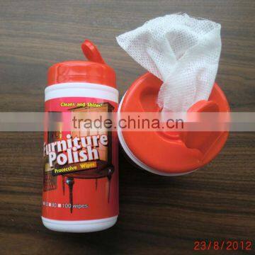 HOUSEHOLD CLEANING CLOTH, FURNITURE CLEANING WET WIPES, TUBE CANISTER PACK