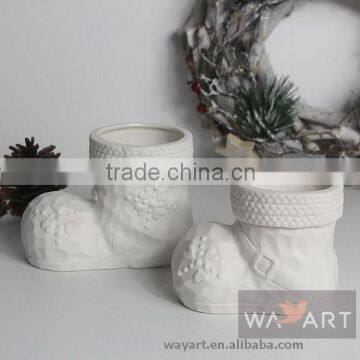 Ceramic Christmas Stockings Christmas Boots for Christmas Decoration