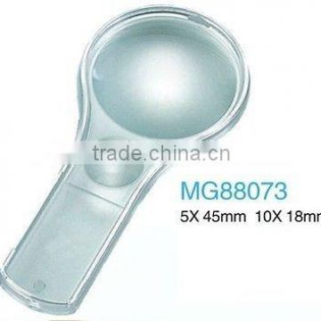 5X 8X Handheld glass magnifier Educational Optic Toys Magnifying glass