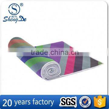 2016 Wholesale Non Slip Yoga Towel, Yoga Mat Microfiber Towel, Gym Towel Custom Logo