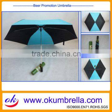 Arc21''*6Ribs Promotional Wine Bottle Umbrella OKB015