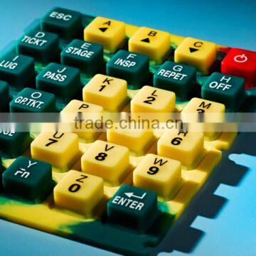 OEM multi language printed silicone rubber laser keyboard