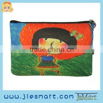 JSMART photo cosmetic bag cutomized giftware sublimation printing