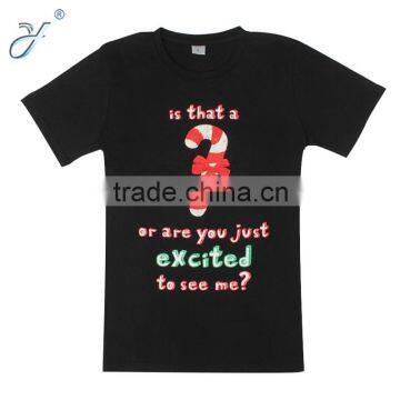 Wholesale 100% Cotton Women's Christmas Tee shirts