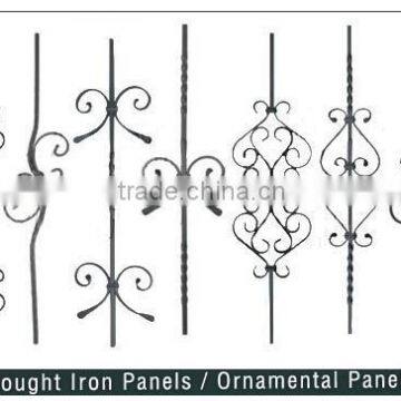 Wrought Iron/ Cast Iron Panels Ornaments, Iron Craft Components For Gates photo-2