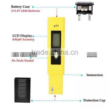 2016 New Protable LCD Digital Mini PH Meter Pen of Tester Accuracy 0.01 Aquarium Pool Water Wine Urine Automatic Calibration photo-5