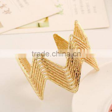 Wave Shape Gold Plating Sport Bracelet photo-4