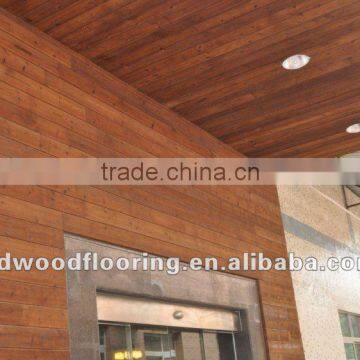 Outdoor wall panel -- solid wood douglas fir