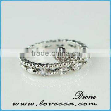 2015 fashion jewelry ring!latest weddingring design !micro pave diamond setting ring-unique jewelry hollow 925 sterling silver