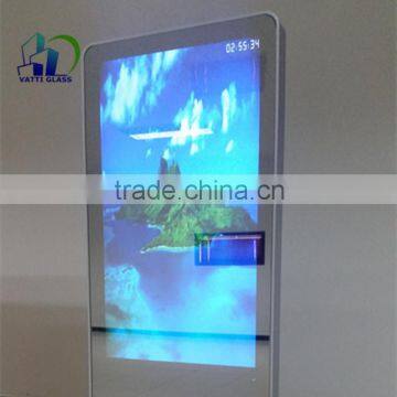 magic mirror mirror advertising displayer with motion sensor