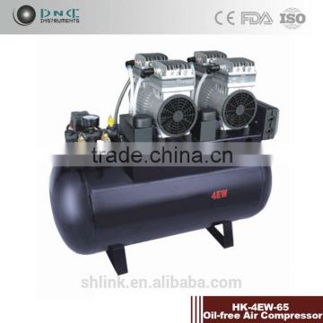 Low Price Dental Suction Oil -free Air Compressor with HK-4EW-65