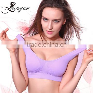 As Seen On TV Removable pad bra wholesale yoga sports girl tube sexy bra