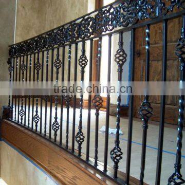 Indoor Balcony Cast Iron Stair Railing photo-4